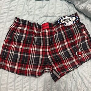 Concepts Sport Women's Plaid Pajama Shorts - Red and Black